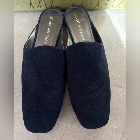 Stuart Weitzman Suede Mules - Picture 2 of 10
